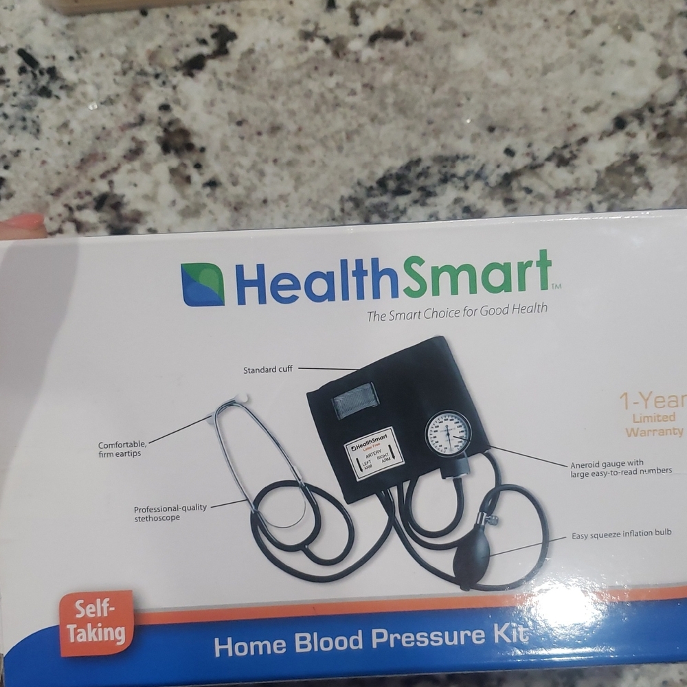 Black Home Blood Pressure Kit